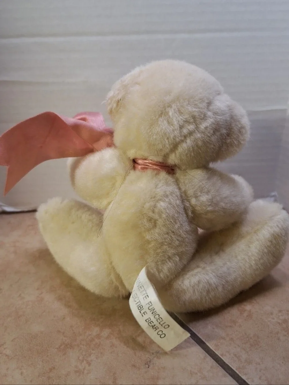 Annette Funicello Collectible Bear Co Cream Jointed Bear 8